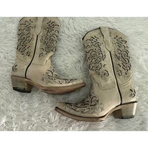 Corral teen cowboy boots sz 2.5 2 1/2